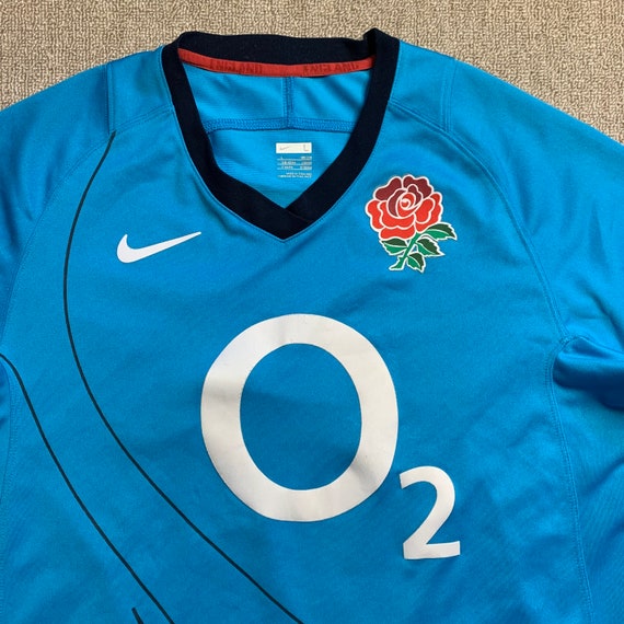 Nike O2 England 2003-2005 Rugby Union Short Sleeve Polo