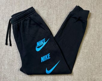 Nike Tracksuit Bottoms Track Pants Sweatpants Joggers Spell Out Cargo Swoosh S
