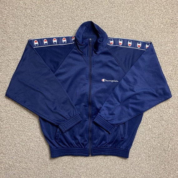 Champion Tracksuit Top Track Jacket USA Vintage Festival Champion Tracksuit Top Track Jacket USA Vintage Festival