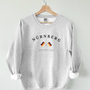 Nuremberg Sweatshirt, Nuremberg Sweater, Germany sweater, Germany Sweatshirt, Deutschland, German flag sweatshirt, Nuremberg shirt, Europe