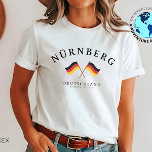 Nuremberg Germany German Flag Nurnberg T-Shirt Nuremberg Germany German Flag Nurnberg T-Shirt