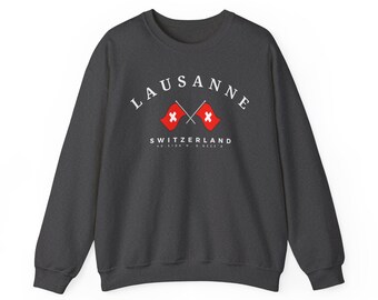 24FW★ SATUR ★LAUSANNE SWEATSHIRT Lausanne Sweatshirt, Lausanne Switzerland, Lausanne Shirt