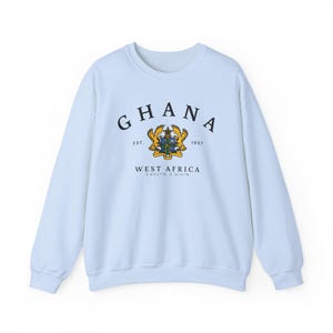 Sudadera de Ghana, camiseta de Ghana, sudadera de África, sudadera acogedora de Ghana, regalo de África, recuerdo de Ghana, regalo de Ghana, Ghana África imagen 7