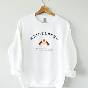 Heidelberg Sweatshirt, Germany Sweater, Heldelberg Shirt, perfect gift, European Style, Heidelberg sweater, German Style, Germany shirt
