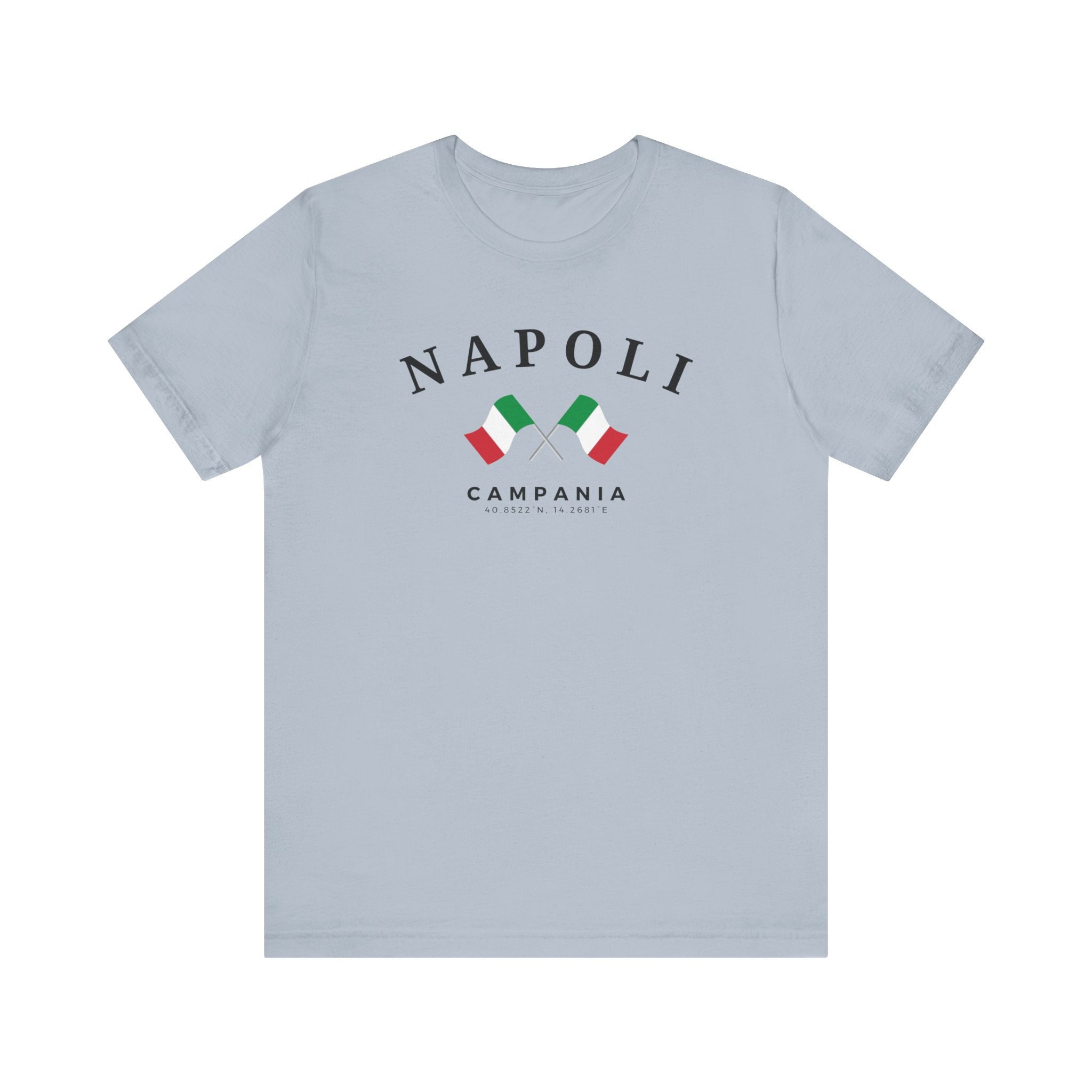 ナポリ T シャツ、ナポリ イタリア、ナポリ シャツ、イタリア国旗 T 