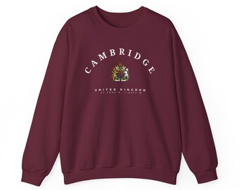 Pull à Capuche Bleu Université De Cambridge – Taille S – Unisexe Adulte – Occasion Très Bon état