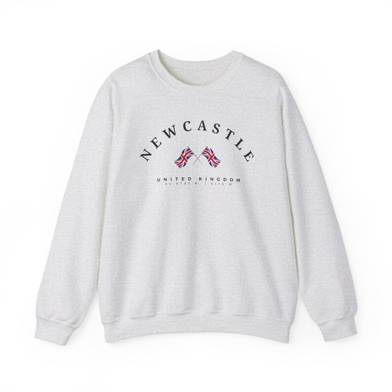 Newcastle Sweatshirt, United Kingdom, Newcastle shirt, Newcastle upon Tyne England, England Shirt, The Great Britain, University city image 3