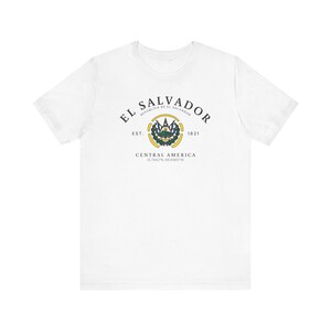El Salvador T-shirt, El Salvador shirt, Central America shirt, El Salvador shirt, El Salvador flag t-shirt, Unisex Comfortable T-Shirt image 2