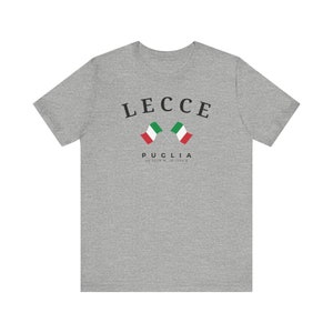 Lecce T-shirt, Lecce Italy, Lecce shirt, Italy flag t-shirt, Puglia gift, Lecce Unisex Comfortable T-Shirt, Puglia shirt image 6