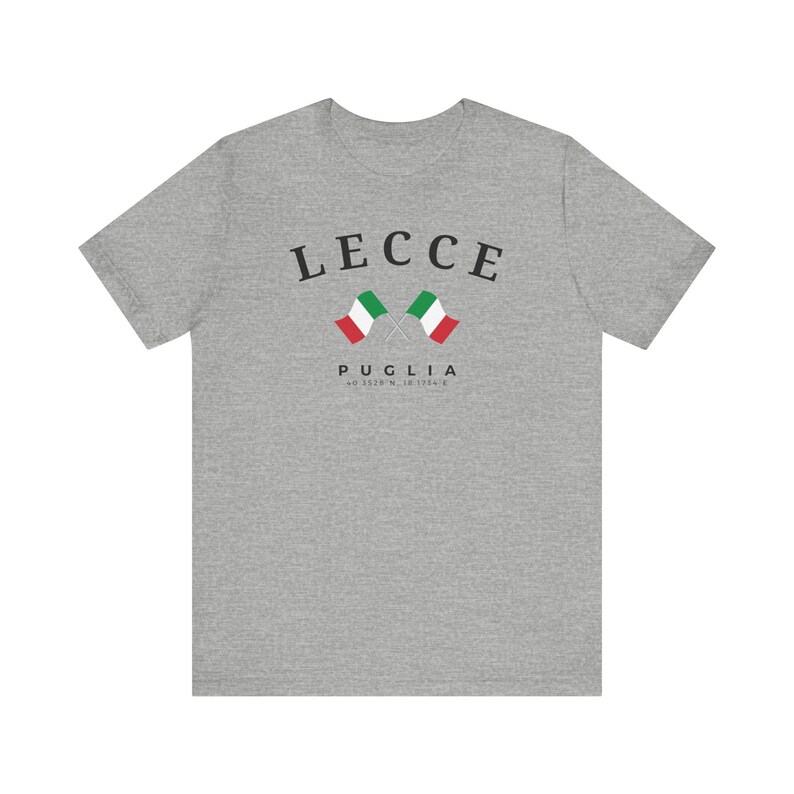 Lecce T-shirt, Lecce Italy, Lecce shirt, Italy flag t-shirt, Puglia gift, Lecce Unisex Comfortable T-Shirt, Puglia shirt image 6