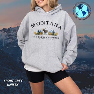 Montana Hoodie, Montana shirt, Montana Gift, US Sweatshirt, Montana WIlderness, Montana Soft and Comfortable hoodie