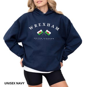 Wrexham Welsh Dragon Hoodie: Wales Souvenir Gift