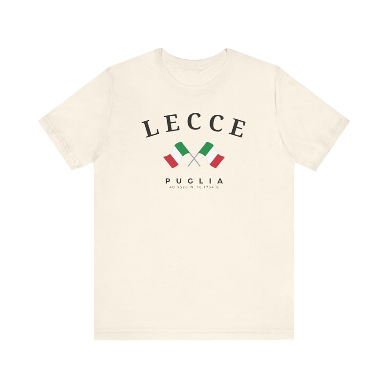 Lecce T-shirt, Lecce Italy, Lecce shirt, Italy flag t-shirt, Puglia gift, Lecce Unisex Comfortable T-Shirt, Puglia shirt image 3