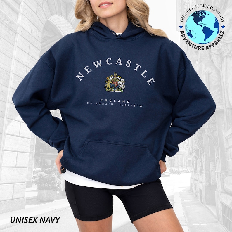 Newcastle Hoodie, Newcastle shirt, Newcastle Gift, United Kingdom, England shirt, Newcastle upon Tyne