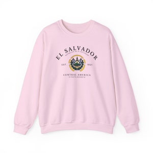 El Salvador Sweatshirt, El Salvador Flag Shirt, Central America, El Salvador Shirt, Soft and Comfortable Pullover Sweatshirt, Gift, Souvenir image 8