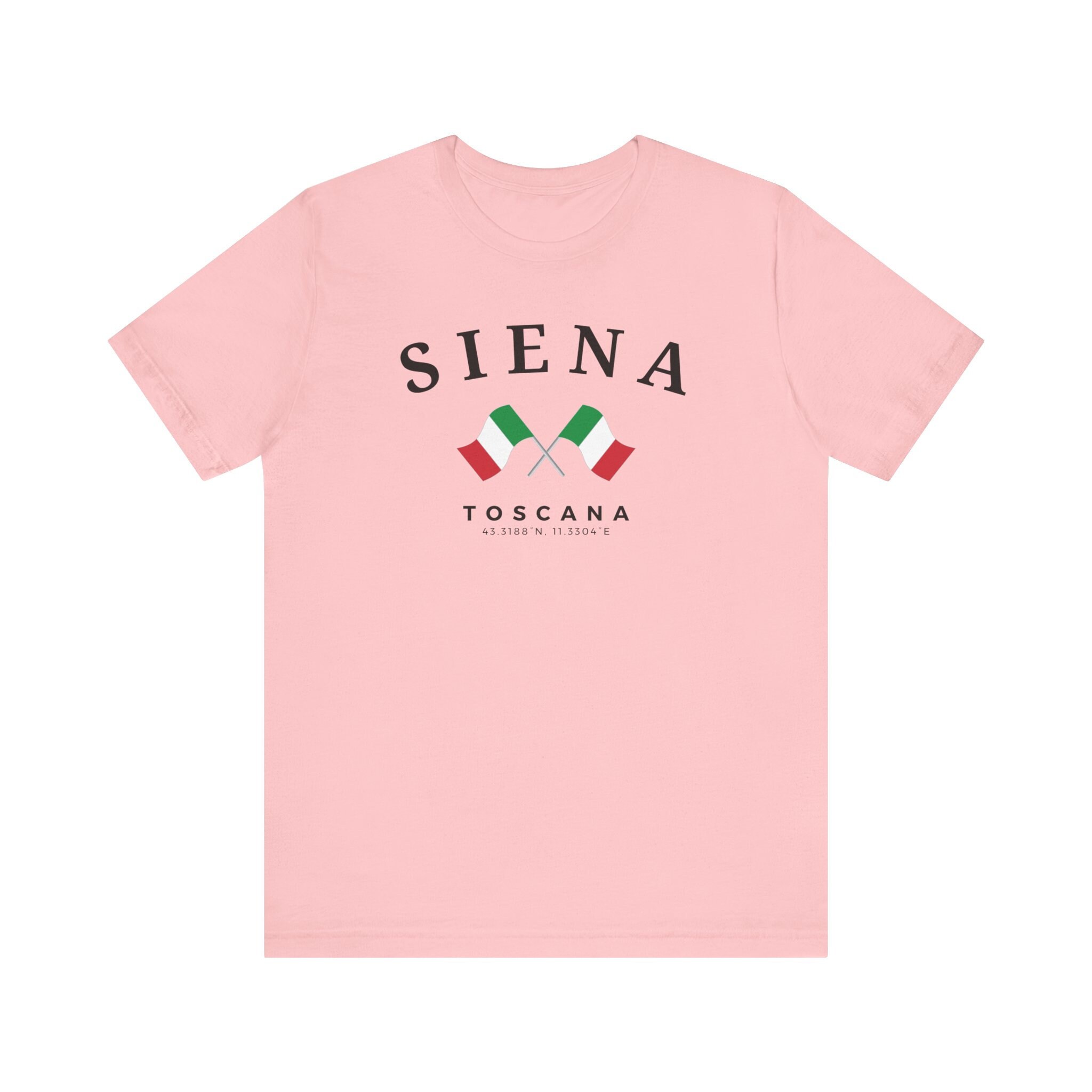 T-Shirt Siena Toscana Italia - Coton Noir - Homme - Neuf Avec étiquettes
