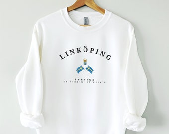 Linköping Sweden Sweatshirt, Linköping Shirt, Scandinavian