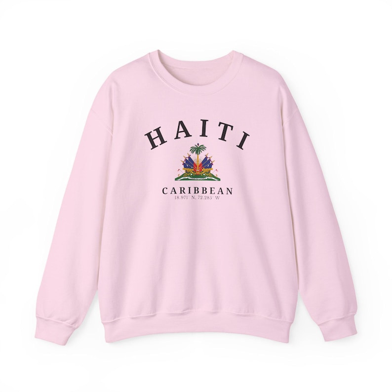 Haiti Sweatshirt, Haiti Shirt, Port-au-Prince Sweatshirt, Haiti Gift, Haiti Souvenir, Unisex Sweatshirt, Caribbean Sweatshirt image 8