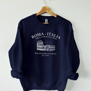 Rome Sweatshirt, Unisex Sweater, Italy, Italy Sweater, Roma Italia, Rome Italy, Colosseum, perfect gift