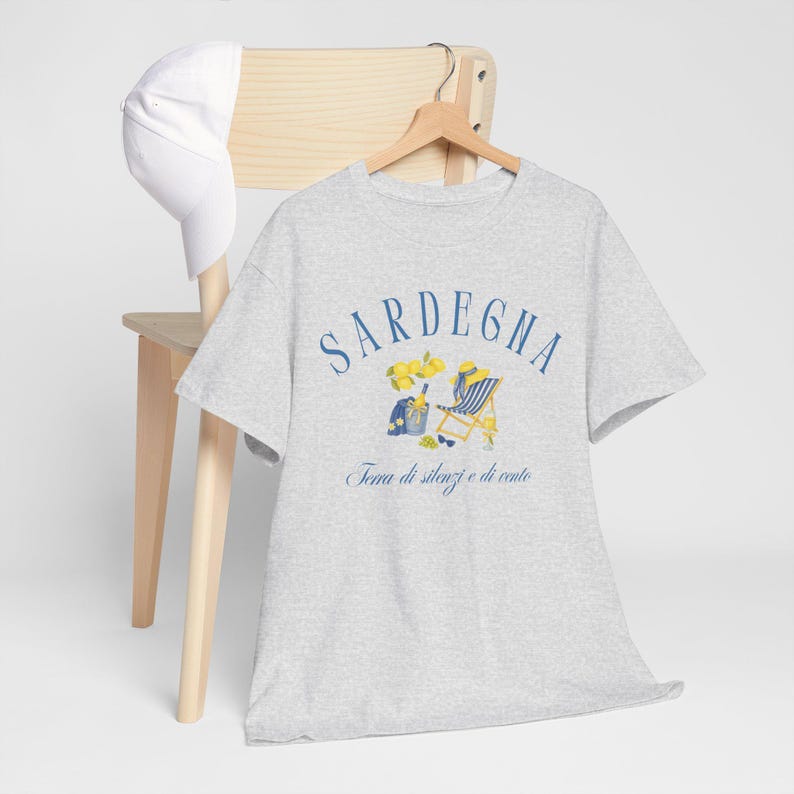 Sardegna T-Shirt, Sardinia Tee, Italy Gift, Island Life Shirt, Mediterranean Shirt, Travel Tee, Unisex T-Shirt, Italy shirt, Sardinia image 3