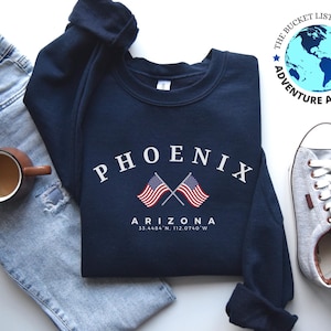 Chemise Phoenix, cadeau Phoenix, sweat-shirt Phoenix, chemise Arizona, sweat-shirt doux et confortable, pull Phoenix