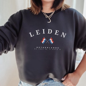 Sweat-shirt Leyde, pull unisexe Leyde, Hollande, Pays-Bas, Nederland, chemise Leyde, sweat-shirt Hollande, cadeau parfait, Université de Leyde