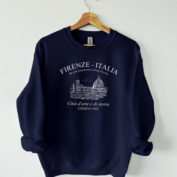 Florence Sweatshirt, Unisex Sweater, Italy, Italy Sweater, Firenze Italia, Florence Italy, perfect gift