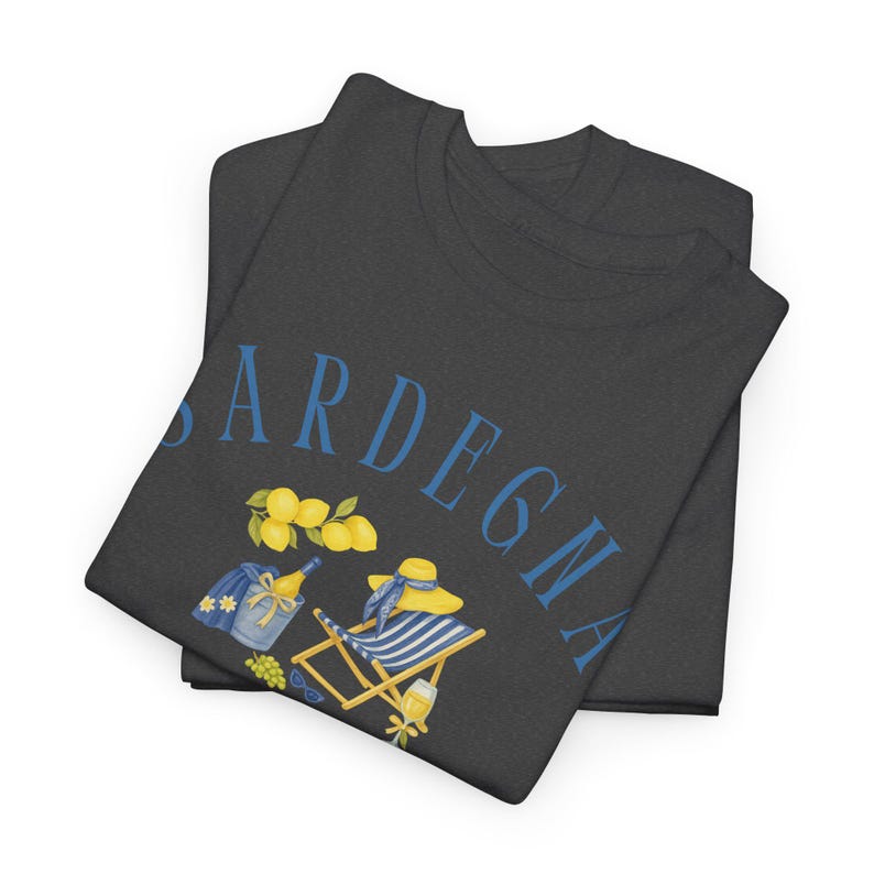 Sardegna T-Shirt, Sardinia Tee, Italy Gift, Island Life Shirt, Mediterranean Shirt, Travel Tee, Unisex T-Shirt, Italy shirt, Sardinia image 8