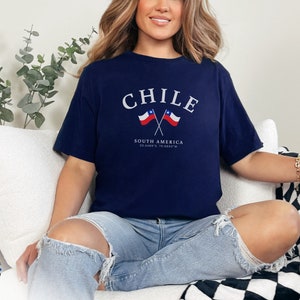 Chile t-shirt, Chile souvenir, Chile flag t-shirt, Chile gift, Unisex t-shirt, Chile South America, Chile Shirt