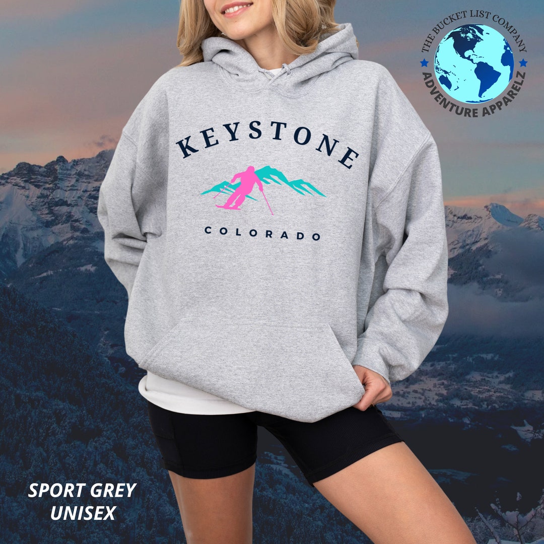 Keystone Hoodie Keystone Shirt Colorado Gift Keystone Colorado Vintage Style Ski Hoodie Vintage Ski Hoodie Soft and Comfortable Hoodie Etsy