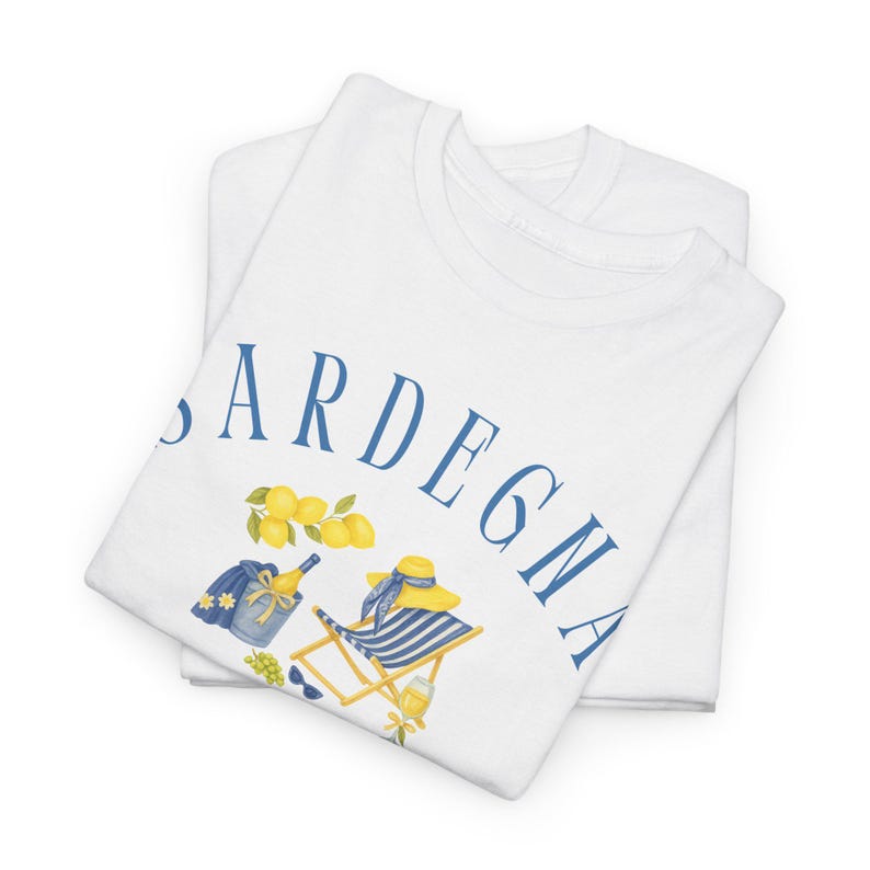 Sardegna T-Shirt, Sardinia Tee, Italy Gift, Island Life Shirt, Mediterranean Shirt, Travel Tee, Unisex T-Shirt, Italy shirt, Sardinia image 9
