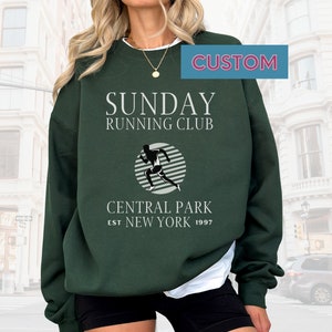 Custom Running Club Sweatshirt, Running Club, Custom shirt, Jogging Sweatshirt, Running, Marathon, Running Sweatshirt Custom