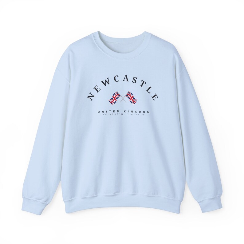 Newcastle Sweatshirt, United Kingdom, Newcastle shirt, Newcastle upon Tyne England, England Shirt, The Great Britain, University city image 2