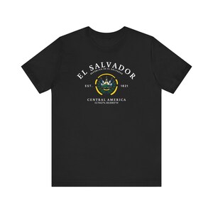 El Salvador T-shirt, El Salvador shirt, Central America shirt, El Salvador shirt, El Salvador flag t-shirt, Unisex Comfortable T-Shirt image 3