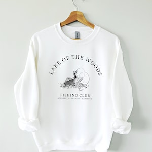 Lake Of The Woods Sweatshirt, Unisex Pullover, Angeln, Langarm, Naturliebhaber Sweatshirt, perfektes Geschenk, Angelverein, Outdoor