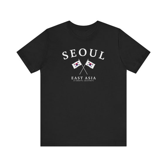 Tシャツ・カットソー COVERNAT Souvenir Seoul T-shirt Black Seoul T-shirt, Seoul Souvenir, Seoul South Korea, Seoul
