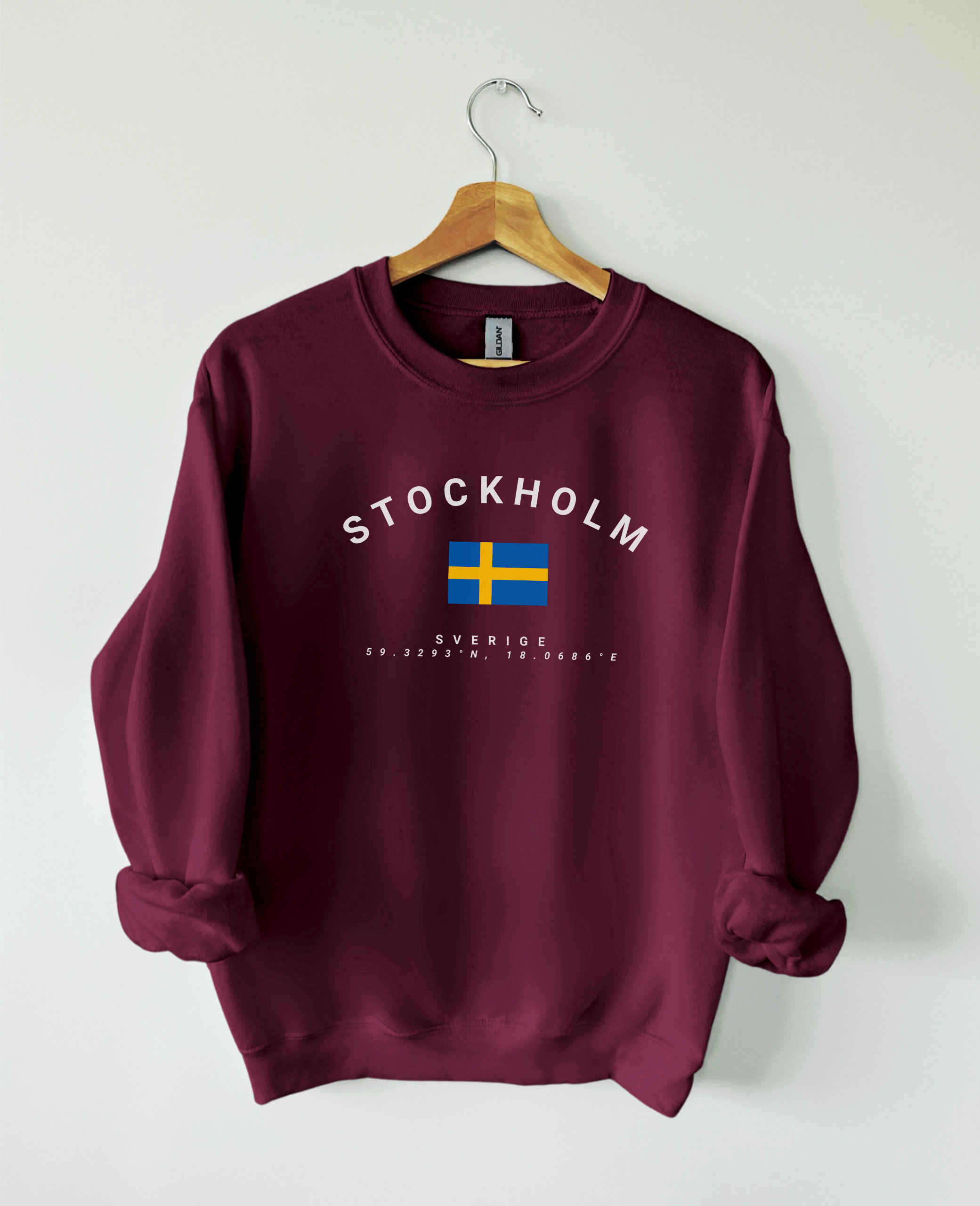 Stockholm Sweatshirt, Swedish Sweater, Scandinavia, Sweden