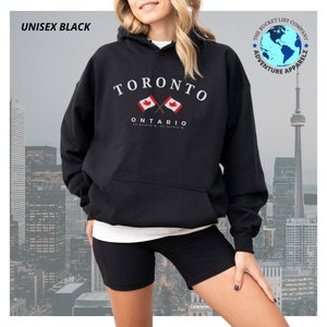 Toronto Hoodie, Toronto Shirt, Kanada Geschenk, Toronto Ontario Kanada, Nordamerika, Nationalflagge, Toronto Souvenir, Kanada Shirt, Ontario Shirt