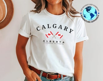 Calgary T-Shirt, Calgary Canada Shirt, Kanada Shirt, Calgary Shirt, Calgary Alberta, Alberta T-Shirt, Unisex T-Shirt, Rocky Mountains