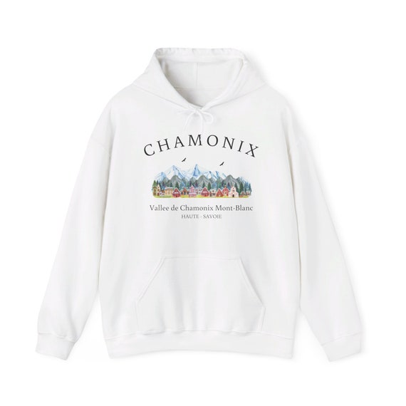 Sweat Chamonix Mont Blanc Stamp 2000 Ski Vintage France Vintage 90'S Jersey - S