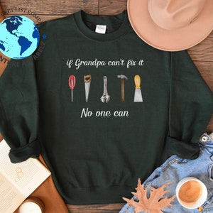 Shirt opa, shirt grootvader, grappig sweatshirt, cadeautrui voor kleinkinderen, zachte en comfortabele trui Gramps