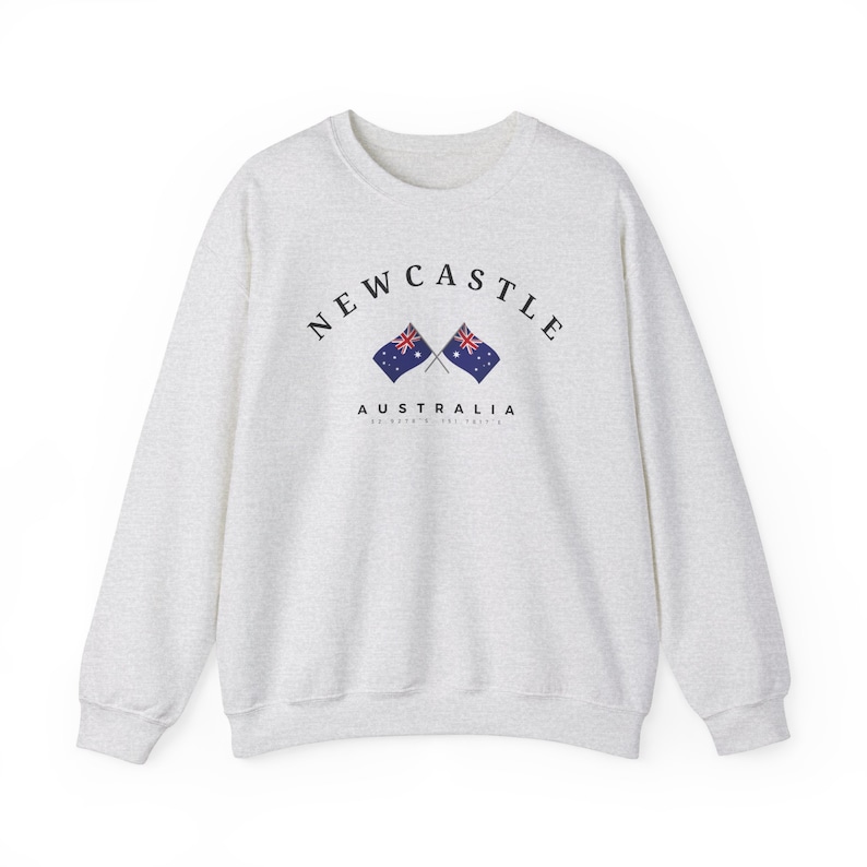 Newcastle Sweatshirt, Newcastle Australia, Newcastle shirt, Australia shirt, Australia flags, Newcastle Gift, New South Wales Australia image 3