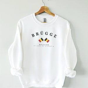 Brügge Sweatshirt, Belgien Brügge Pullover, Belgien Hemd, Europa, Brügge Hemd, Geschenk, weicher und bequemer Rundhalsausschnitt, Stadt Brügge, Brügge