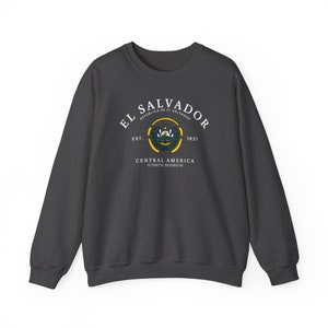 El Salvador Sweatshirt, El Salvador Flag Shirt, Central America, El Salvador Shirt, Soft and Comfortable Pullover Sweatshirt, Gift, Souvenir image 6
