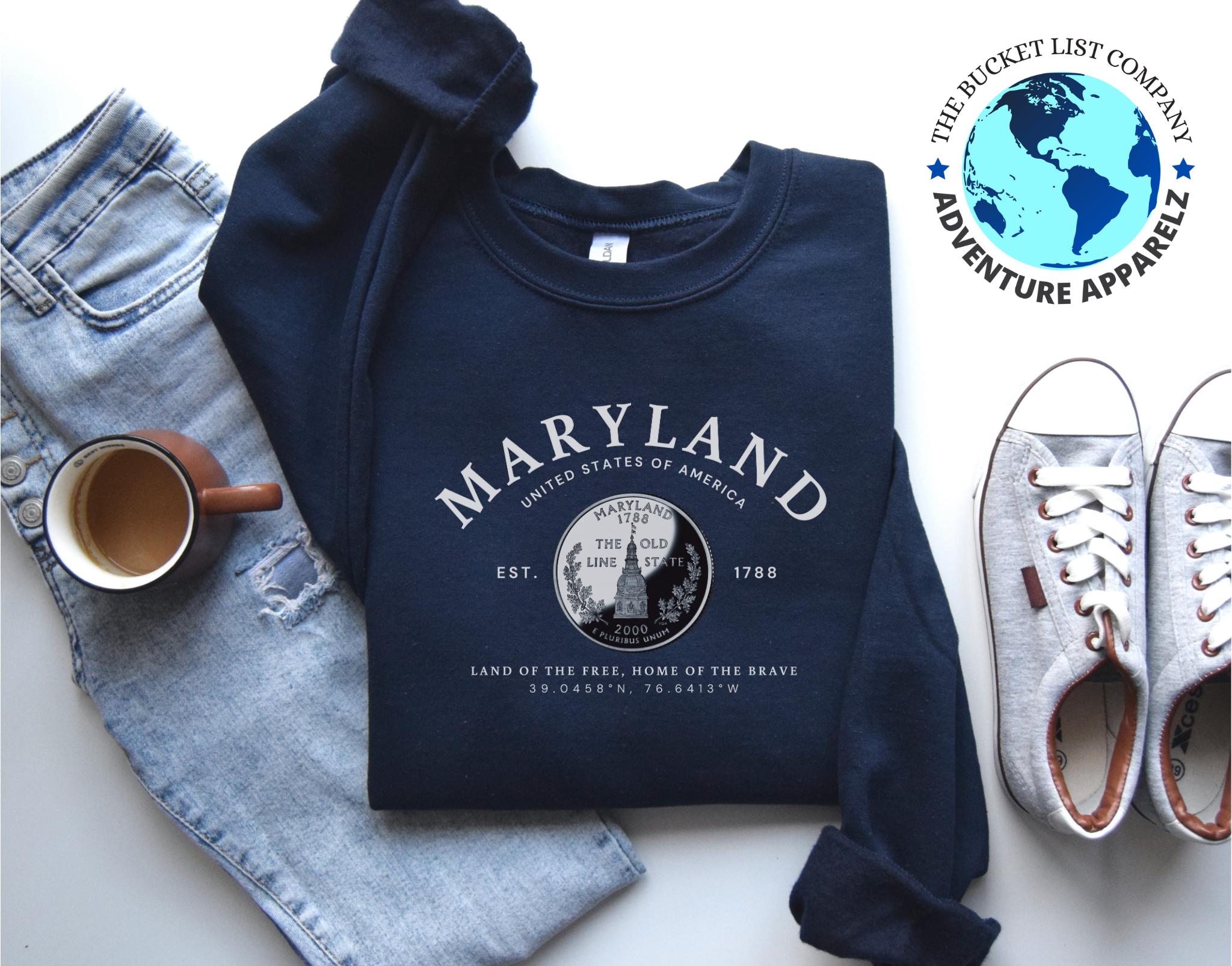 Maryland Sweatshirt - Etsy
