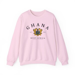 Sudadera de Ghana, camiseta de Ghana, sudadera de África, sudadera acogedora de Ghana, regalo de África, recuerdo de Ghana, regalo de Ghana, Ghana África imagen 8
