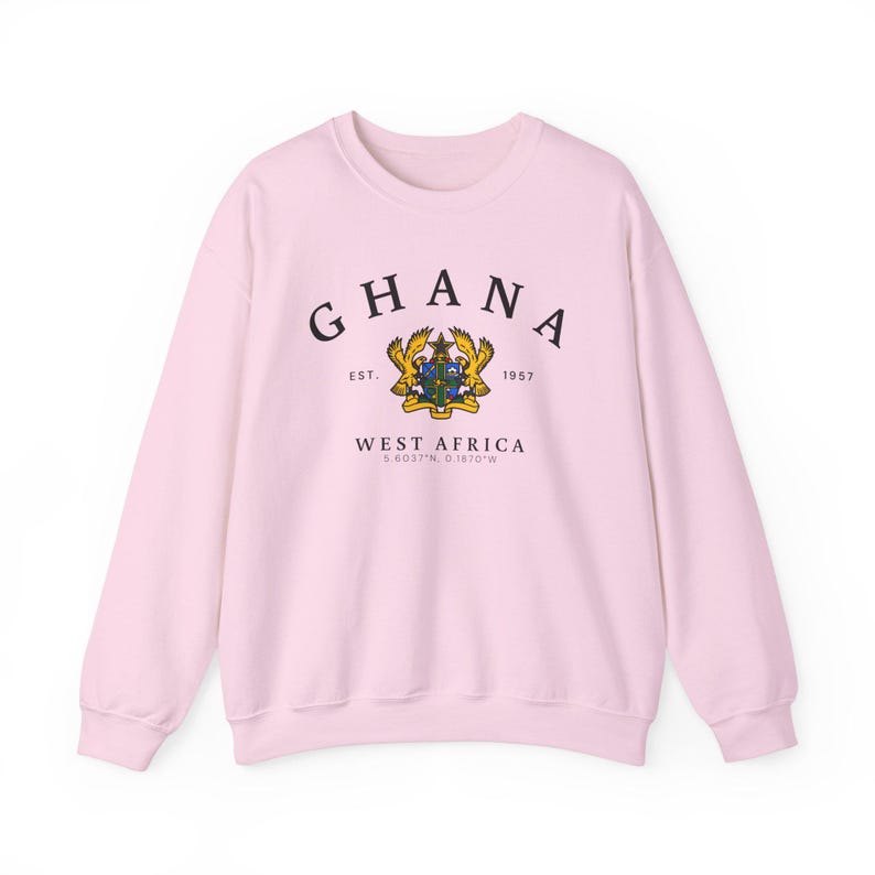 Sudadera de Ghana, camiseta de Ghana, sudadera de África, sudadera acogedora de Ghana, regalo de África, recuerdo de Ghana, regalo de Ghana, Ghana África imagen 8