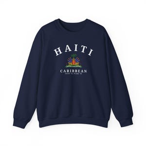 Haiti Sweatshirt, Haiti Shirt, Port-au-Prince Sweatshirt, Haiti Gift, Haiti Souvenir, Unisex Sweatshirt, Caribbean Sweatshirt image 7