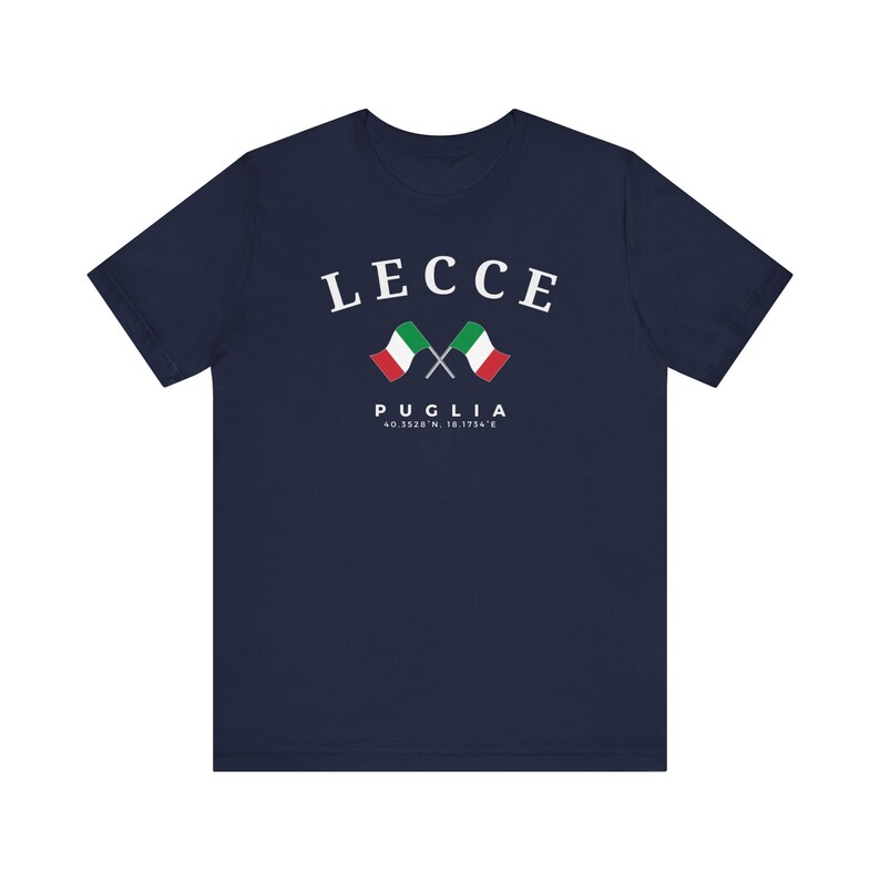 Lecce T-shirt, Lecce Italy, Lecce shirt, Italy flag t-shirt, Puglia gift, Lecce Unisex Comfortable T-Shirt, Puglia shirt image 7