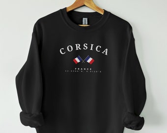 Sweat à Capuche "La Corse M'appelle" - Design Vintage Humoristique, Cadeau Idéal Pour Les Corses